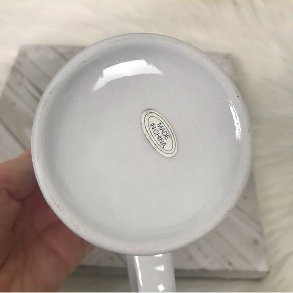 Vintage Farmhouse Cow Print Coffee Mug from 1997 - Picture 9 of 12